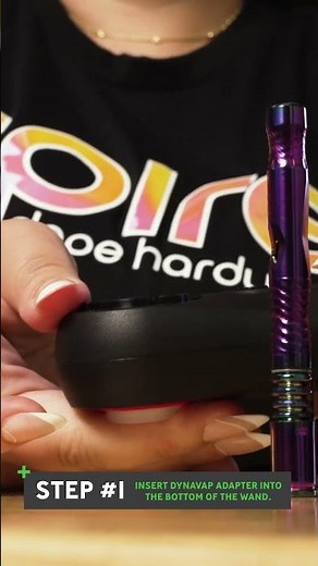 The Dynavap + The Wand: How to install the glass adaptor properly.