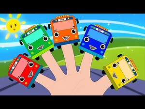 Wheels On The Bus Finger Family Song + More Songs For Kids By KidsCamp on HooplaKidz BabySitter