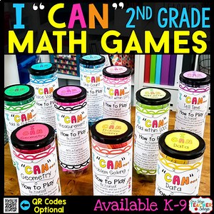 2nd Grade Math Games BUNDLE - Math Centers & Math Practice Activities