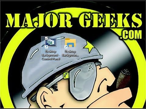 How to Create a Desktop Background Shortcut to Settings or Control Panel