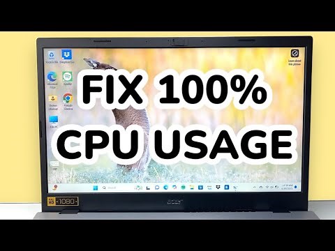 How To Fix 100% CPU Usage Windows 11 / 10