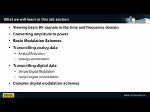 Introduction to RF Signal Analysis