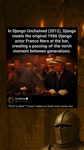466K views · 7.4K reactions | In Django Unchained (2012), Django meets the original 1966 Django actor Franco Nero | Jenifer Horror Story | Facebook
