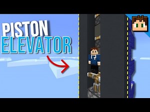 The PISTON ELEVATOR! [Minecraft Bedrock 1.20]