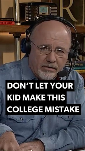 2.3M views · 28K reactions | Don't let your kid make this college mistake. Love your child enough when they’re 17 or 18 years old to assist them in choosing a reasonable career path with no debt. Student loans are always a bad idea, and they’re quadruple bad when you go into debt to cross state lines. Paying 4X more to attend an out-of-state school when you don’t have the cash to pay for it is stupid. | Dave Ramsey | Facebook