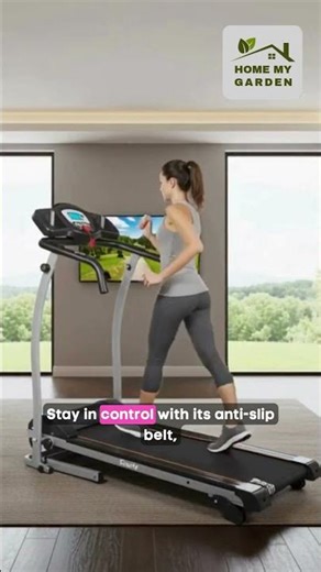 Foldable Home Treadmill 360mm | Quiet Motor, LCD Display & 12 Training Programs