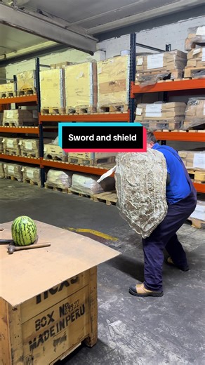 Creating a Sword and Shield with Molten Metal