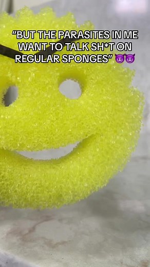 Just can’t resist. #scrubdaddy #smile #cleantok #cleaningtiktok #americasfavoritesponge