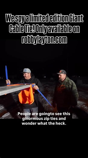 @cabletielink on Instagram: "We were doing some sample colors and saw this blue an knew exactly who to send it too! Glad @robby_layton is finding some good uses for it. Spoiler alert, everything stay tied down 😉. If you want to get these exclusive Blue HD CTL Giant Cable Ties you have to go to RobbyLayton.com. This is linked to it. We don’t even sell these on our site!!! #cabletielink #installlikeapro #cablemanagement"