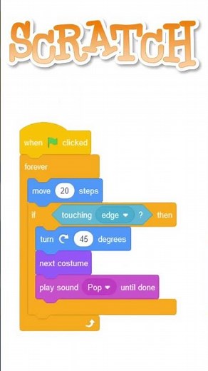Simple Coding with Scratch - Ball Bouncing