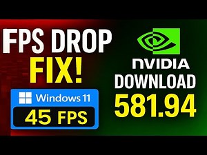 Windows 11 25H2 Gaming Lag FIXED! Nvidia Confirms Bug & Releases New Driver 581.94