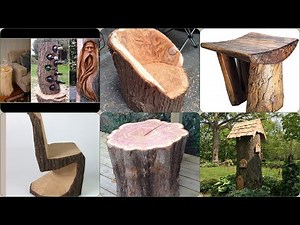 wooden tree stump CHAINSAW wood carving | |wood carving projects 2023