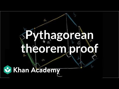Another Pythagorean theorem proof | Right triangles and trigonometry | Geometry | Khan Academy