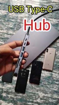 Verilux 7-in-1 Hub | HDMI 4K, PD 100W, SD/TF Card Reader