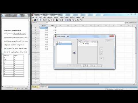SPSS - Dependent Samples t-Test