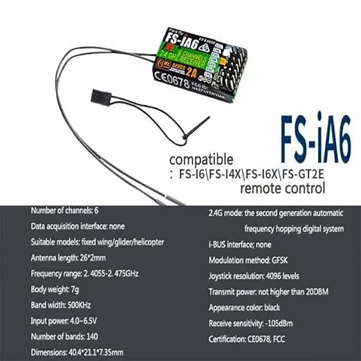 Flysky FS-GR3E R6B X6B iA6 iA6B BS6 A8S R9B iA10B Receiver 