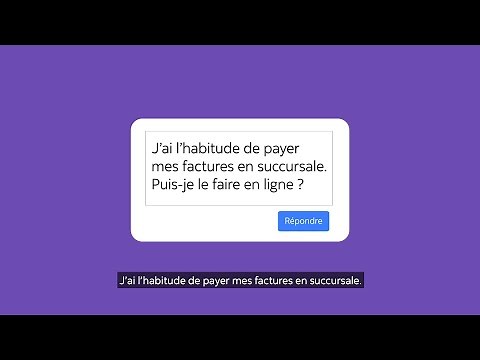 Services bancaires numériques – FAQ – Payer des factures en ligne