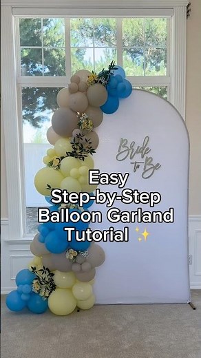 Easy Step-by-Step Balloon Garland Tutorial for Beginners | DIY Balloon Arch