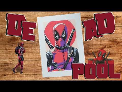 How to Draw Deadpool Step by Step | Easy Super Hero Drawing Tutorial
