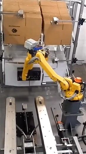 From Flat to Formed Fully Automated 📦🤖 Watch the Robot Case Erector in action! It picks up flat cartons, folds them perfectly, and seals the bottom with tape all in seconds, no human hands needed. Would you integrate this level of automation into your packaging line? 👇 Join our global community, share your expertise, and explore partnership opportunities. 👉 www.ctorobotics.com Stay updated with the latest insights on #Robotics, #AI, #Automation, and #SmartManufacturing. 🚀 👉 https://ctorobo