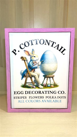 4K views · 15 reactions | Easy Easter Sign Dollar Tree DIY with free printable #dollartree #easterdiy | Crafty Beach | Facebook