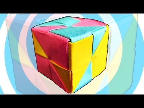 Modular Origami Cube Instructions ( 6 pieces)