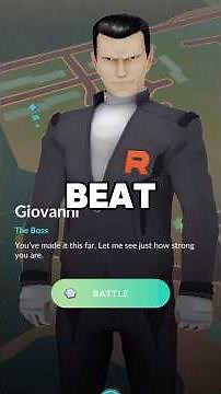 HOW TO BEAT GIOVANNI In Pokémon GO 2025 #pokemongo
