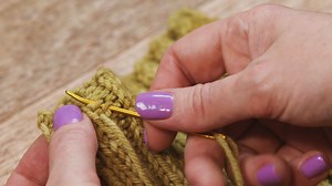 Weaving in Your Ends to Finish a Knitting Project