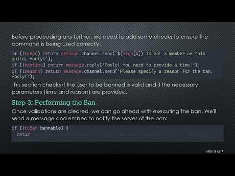 Solving Temporary Ban Command Issues for Your Discord Bot