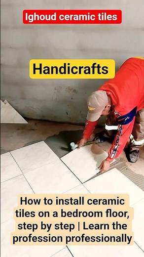 How to Install Ceramic Tiles on a Bedroom Floor Step by Step | Learn the Craft Professionally