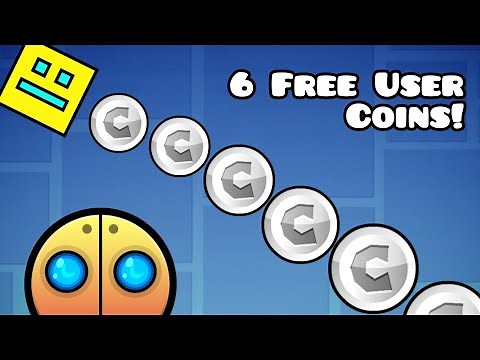 6 Free User Coins in Geometry Dash!