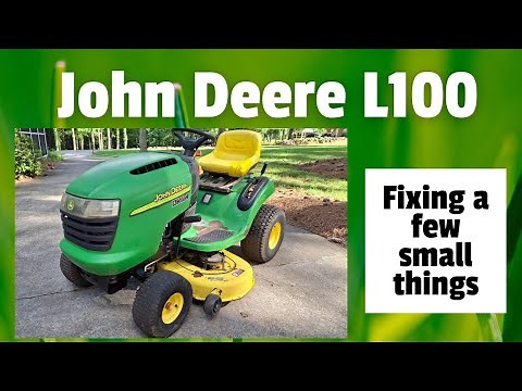John Deere L100 needs a lot of small things to get back going again