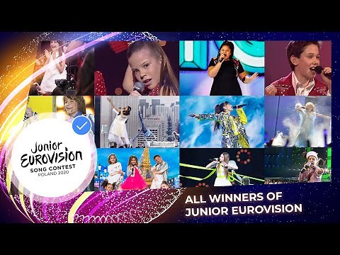 All the winners of the Junior Eurovision Song Contest (2003 - 2020)