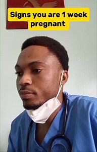 Signs you are 1 week pregnant. #womenshealth #pregnancy #pregnant | Dk. Dublinfrank