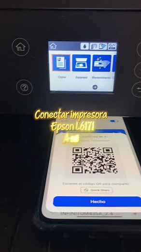 Conectar impresora Epson L6171 a la red WiFi