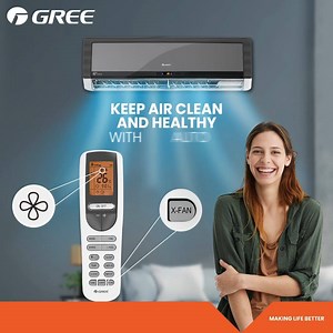 Keep your air clean and healthy with Gree Inverter AC’s Auto Clean feature. This function allows the cross fan to run continuously after the cooling cycle to dry off the coil and help inhibit the growth of bacteria and mildew. For more details related to the product, visit: https://bit.ly/3iHDFVz #Gree #InverterAC #AutoClean | GREE