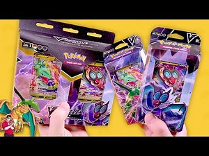 NEW! Pokemon Rayquaza and Noivern V Battle Decks - Review Unboxing