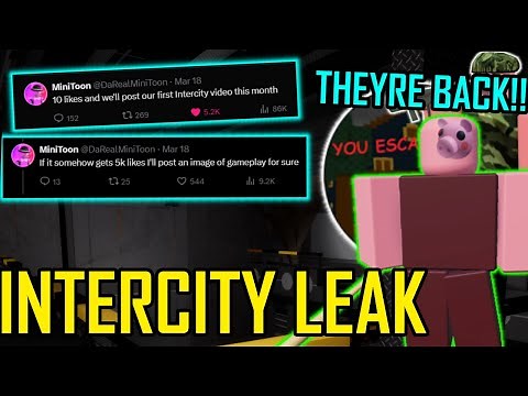 INTERCITY LEAK NEWS + CLASSIC PIGGY DRAMA OVER... (Piggy News)