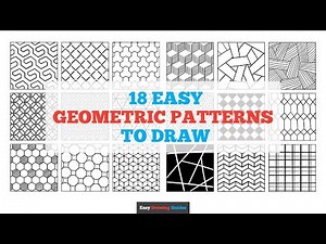 18 Easy Geometric Patterns to Draw: Easy Step by Step Drawing Tutorial for Beginners
