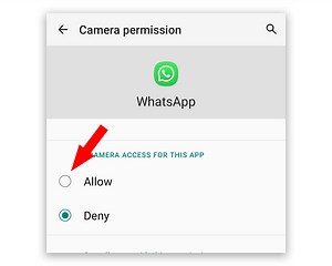 How to Fix Whatsapp Camera Not Working Issue