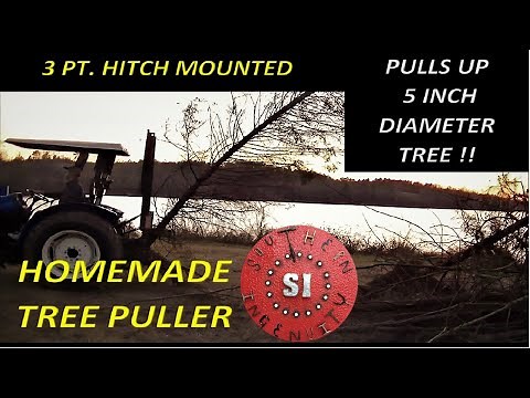 Tractor Attachment: Homemade Tree Puller