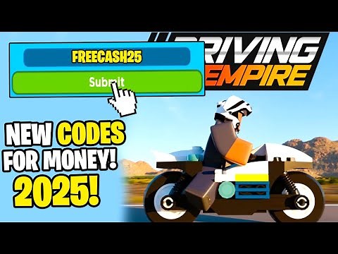 *NEW* ALL WORKING CODES FOR DRIVING EMPIRE IN 2025! ROBLOX DRIVING EMPIRE CODES