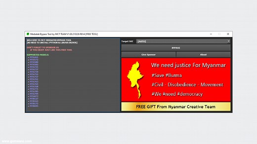 MCT MediaTek Bypass Tool V1.00.210226 REV4 Official Setup