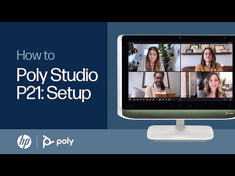 Poly Studio P21: Setup | HP Support