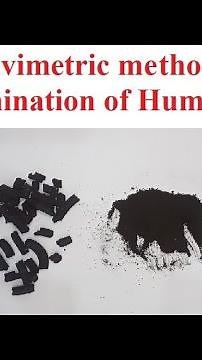 Gravimetric method for determination of Humic Acid