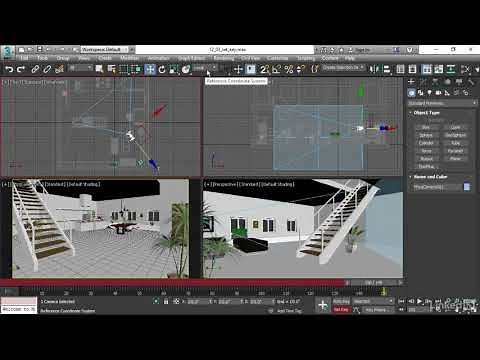 3ds Max - Creating keyframes in Set Key mode (Lesson 80)