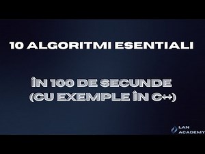 Secretul Algoritmilor: 10 Esențiali Explicați Ultra-Rapid (BAC + Interviuri)