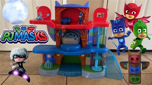 Watch PJ Masks Deluxe Headquarters Playset Set Up & Review on Amazon Live