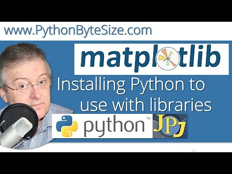 Installing Python to use with libraries
