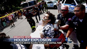 200K views · 1.8K reactions | ON HIGH ALERT: An explosion rocked New York City’s Central Park today, causing one tourist to lose part of his leg. Police say the device was likely an “experiment.” | ABC World News Tonight with David Muir | Facebook
